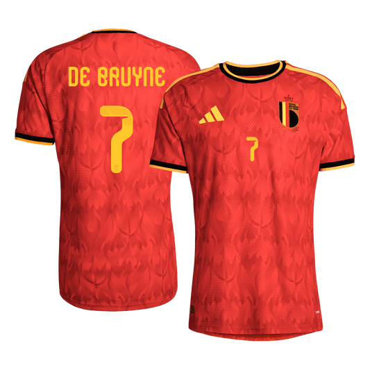 Belgium DE BRUYNE #7 Men's Home Shirt World Cup 2026 - Slim Fit