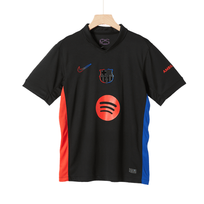 Barcelona Away Soccer Jersey 2024/25 - Spotify Logo Without Text