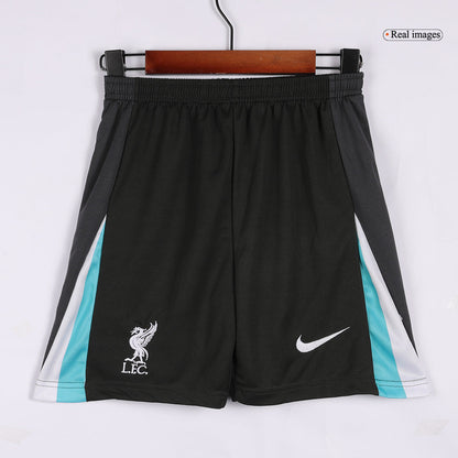 Kid's Liverpool Away Football Shirt Kit(Shirt+Shorts)