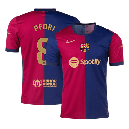 PEDRI #8 Barcelona Home Football Shirt 2024/25