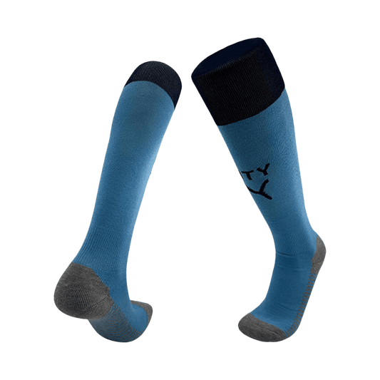 Kids 25/26 Manchester City Home Socks Blue
