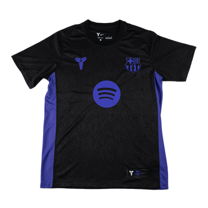 Barcelona x Kobe Bryant Pre-Match Training Soccer Jersey 25/26 Black
