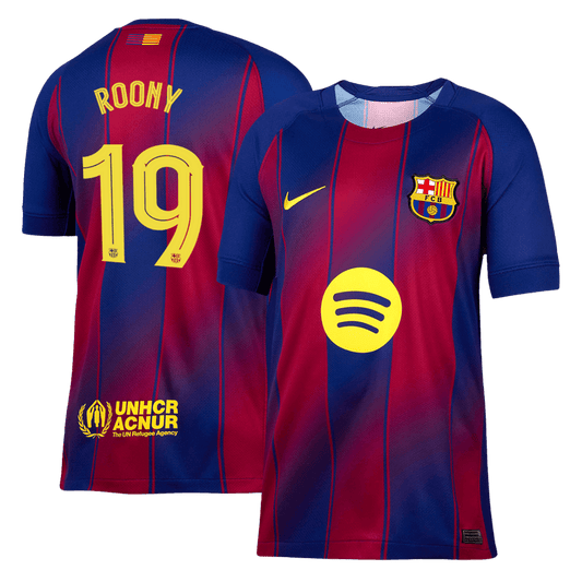 ROONY #19 Barcelona Home Soccer Jersey 2025/26—UCL