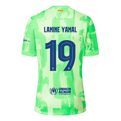 LAMINE YAMAL #19 Barcelona Third Away Soccer Jersey - UCL