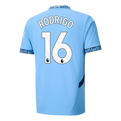 RODRIGO #16 Manchester City Home Football Shirt
