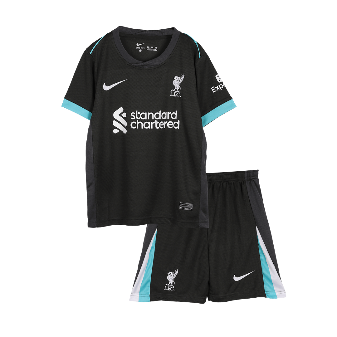Kid's Liverpool Away Football Shirt Kit(Shirt+Shorts)