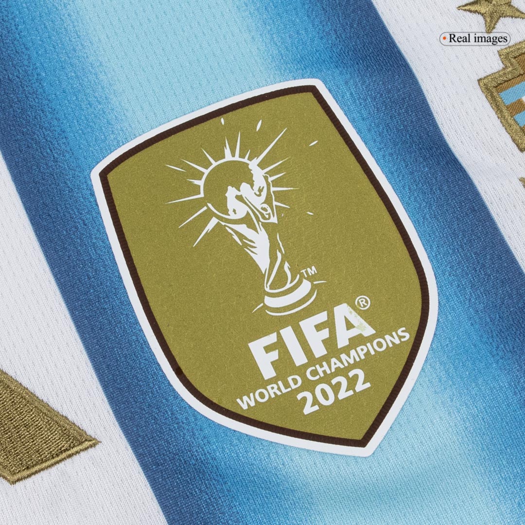 E. FERNÁNDEZ #24 Argentina Home Football Shirt World Cup 2026 Blue&White