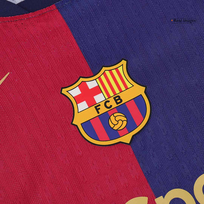 Authentic  Barcelona Home Football Shirt 2024/25 - old sponsor