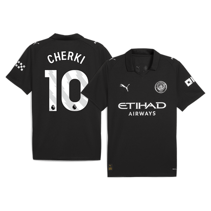 CHERKI #10 Manchester City Away Soccer Jersey 2025/26