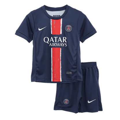 Kid's PSG Home Soccer Jersey Kit(Jersey+Shorts+Socks) 2024/25