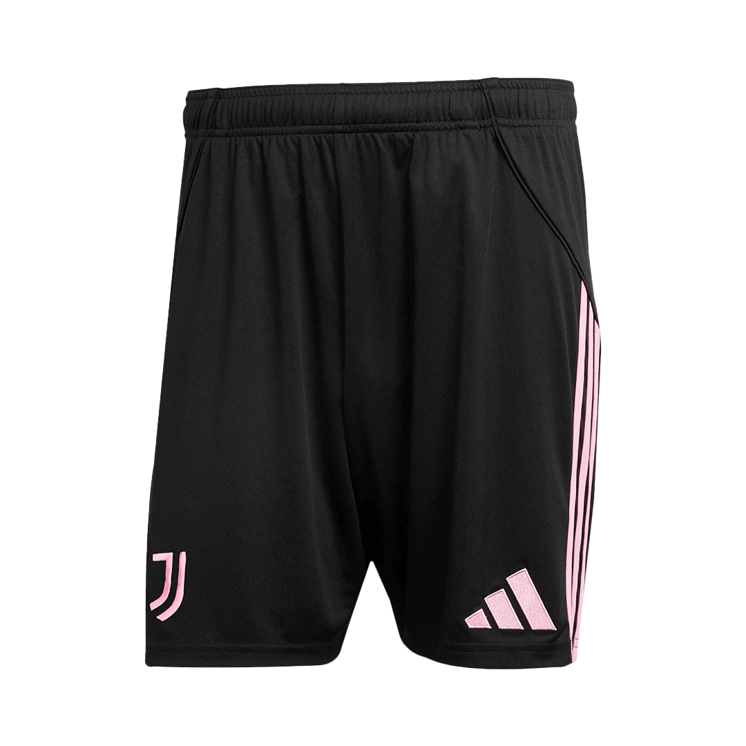 Juventus Home Soccer Jersey Kit(Jersey+Shorts) 2025/26 Black&White