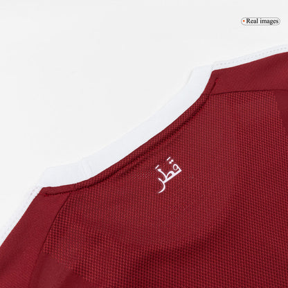 Qatar Men's Home Shirt 2026 World Cup Version - Slim Fit