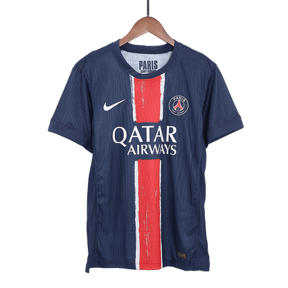 Authentic KVARATSKHELIA #7 PSG Home Soccer Jersey 2024/25 Navy - UCL