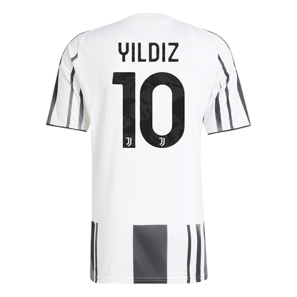 YILDIZ #10 Juventus Home Soccer Jersey 2025/26 Black&White