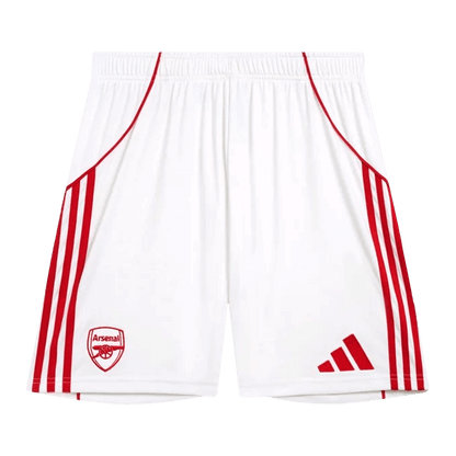 Arsenal Home Soccer Shorts 25/26 White