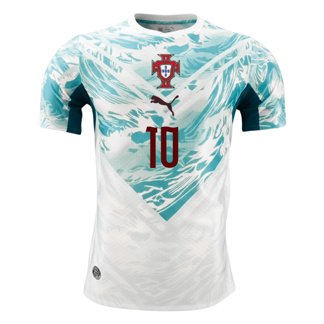 Authentic BERNARDO #10 Portugal Away Football Shirt 2026