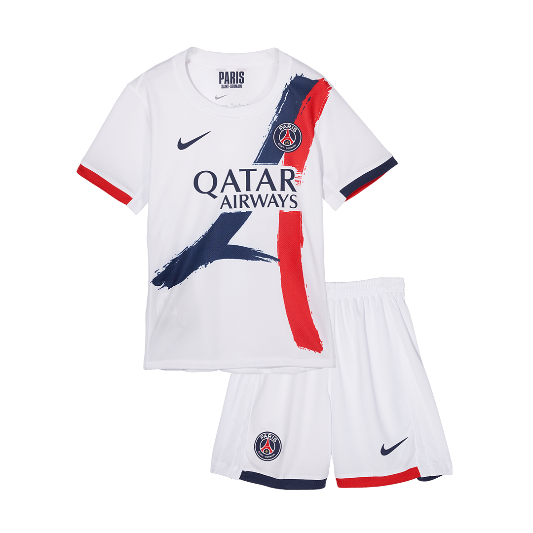 Kid's PSG Away Soccer Jersey Kit(Jersey+Shorts)