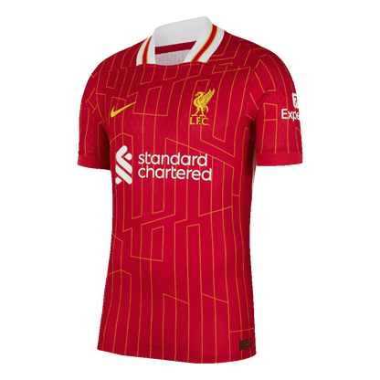 Authentic CHAMPIONS #20  Liverpool Home Soccer Jersey 2024/25 Red