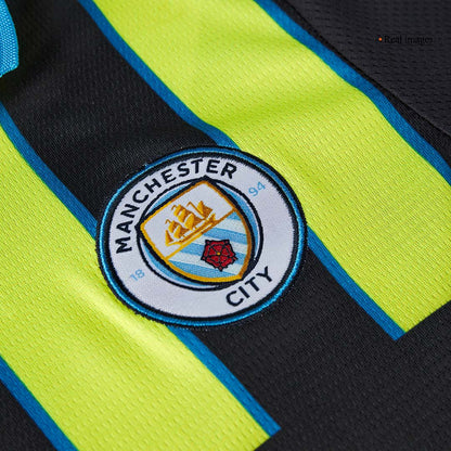Kid's Manchester City Away Football Shirt Kit(Shirt+Shorts) 2024/25