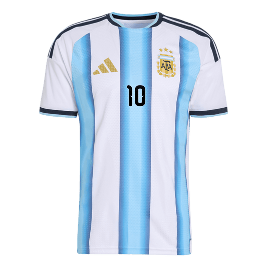 Men's Argentina MESSI #10 Home Jersey World Cup 2026 Football Version - Slim Fit
