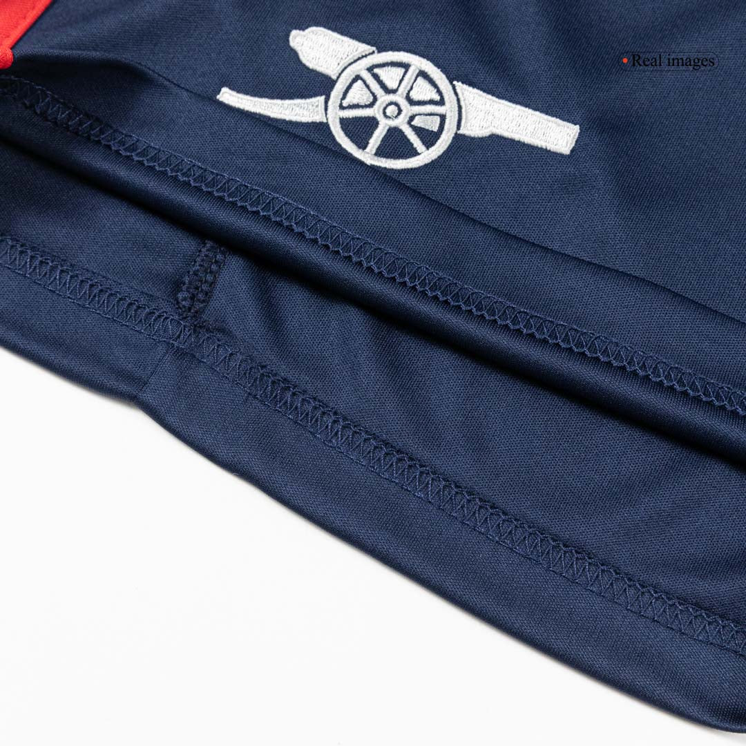 Arsenal Away Soccer Jersey Kit(Jersey+Shorts) 2025/26 Blue