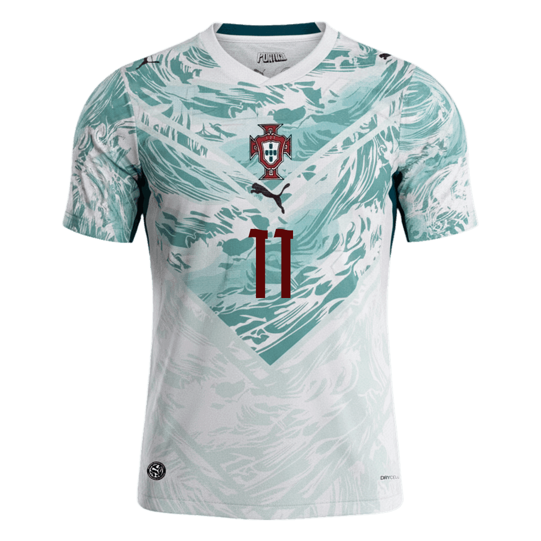 JOÃO FÉLIX #11 Portugal Away Football Shirt World Cup 2026 White&Green