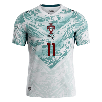 JOÃO FÉLIX #11 Portugal Away Football Shirt World Cup 2026 White&Green