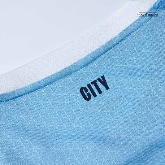 Authentic REIJNDERS #4 Manchester City Home Soccer Jersey 2025/26