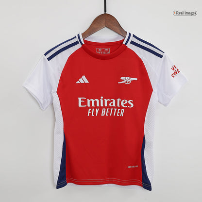 Kid's Arsenal Home Soccer Jersey Kit(Jersey+Shorts+Socks)