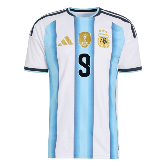 Argentina J.ÁLVAREZ #9 Men's Home Shirt 2026 World Cup - Slim Fit