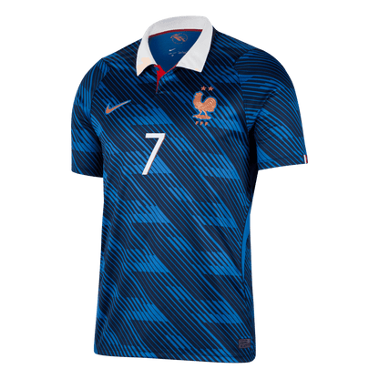 DEMBELE #7 France Home Football Shirt World Cup 2026 Blue