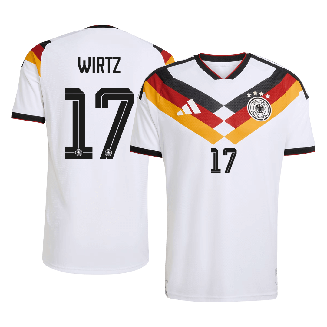 Men's Germany WIRTZ #17 Home Jersey World Cup 2026 - Slim Fit