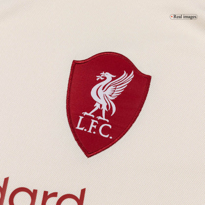 Liverpool Away Soccer Jersey Kit(Jersey+Shorts) 25/26 White