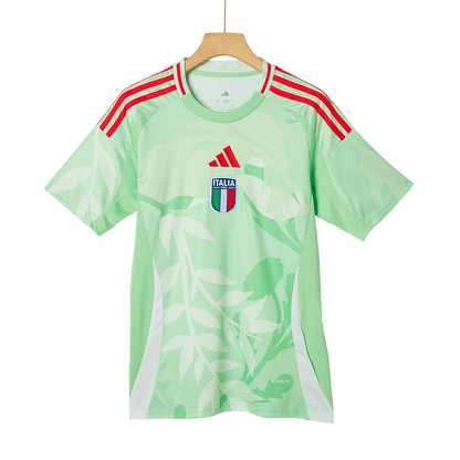 Men's Italy Away Soccer Jersey 2025 Green - Women's Euro
