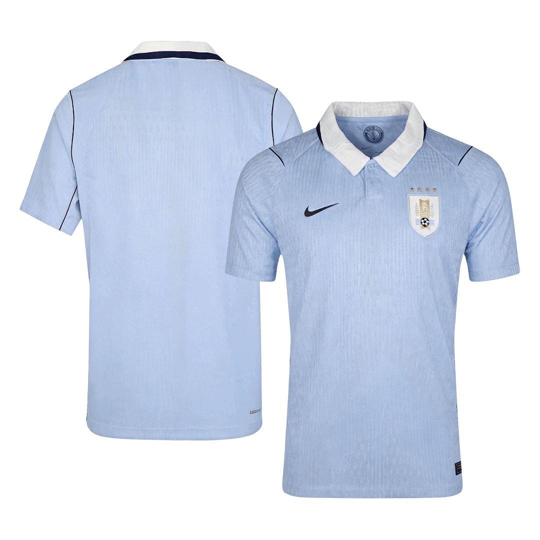 Men's Uruguay Home Shirt 2026 World Cup Version - Slim Fit
