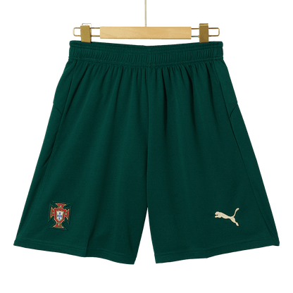 Portugal Home Soccer Shorts 2025