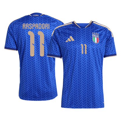 RASPADORI #11 Italy Home Soccer Jersey 2026