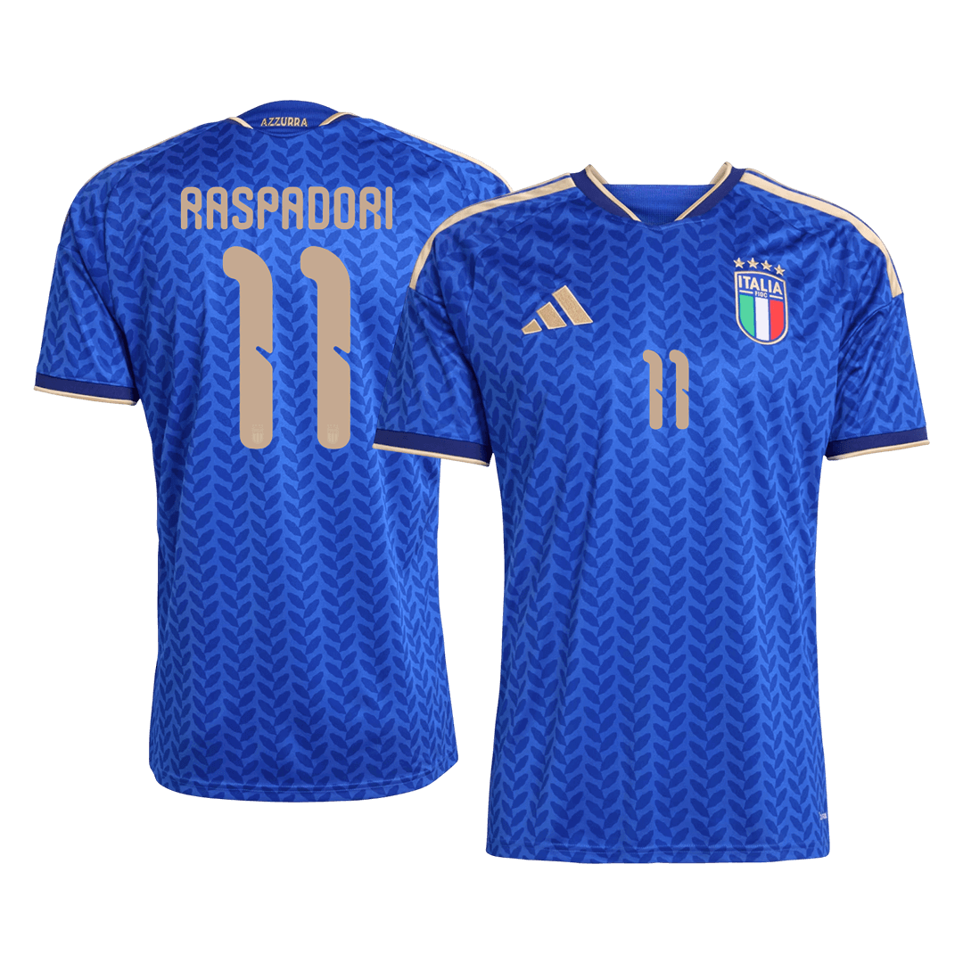Men's Italy RASPADORI Home Jersey #11 World Cup 2026