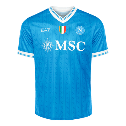 DE BRUYNE #11 Napoli Home Soccer Jersey 2025/26 Blue