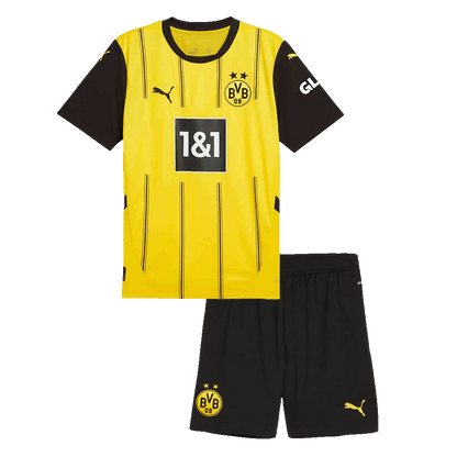 Kid's Borussia Dortmund Home Soccer Jersey Kit(Jersey+Shorts)