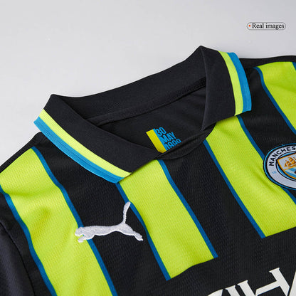 Kid's Manchester City Away Football Shirt Kit(Shirt+Shorts) 2024/25