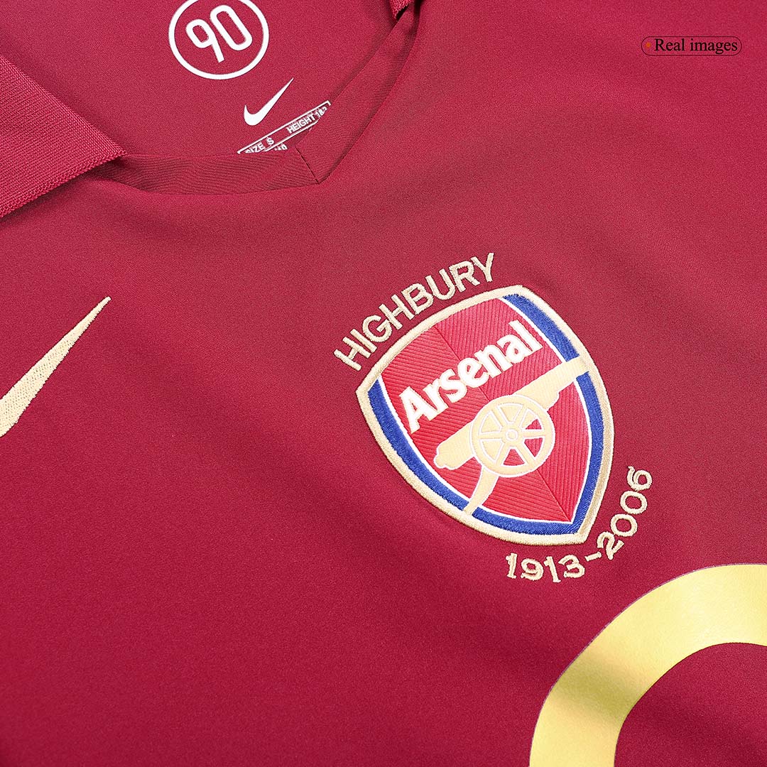 Retro HENRY #14 2005/06 Arsenal Home Soccer Jersey