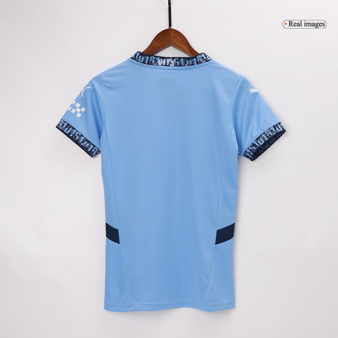 Women's Manchester City Home Soccer Jersey Shirt 2024/25