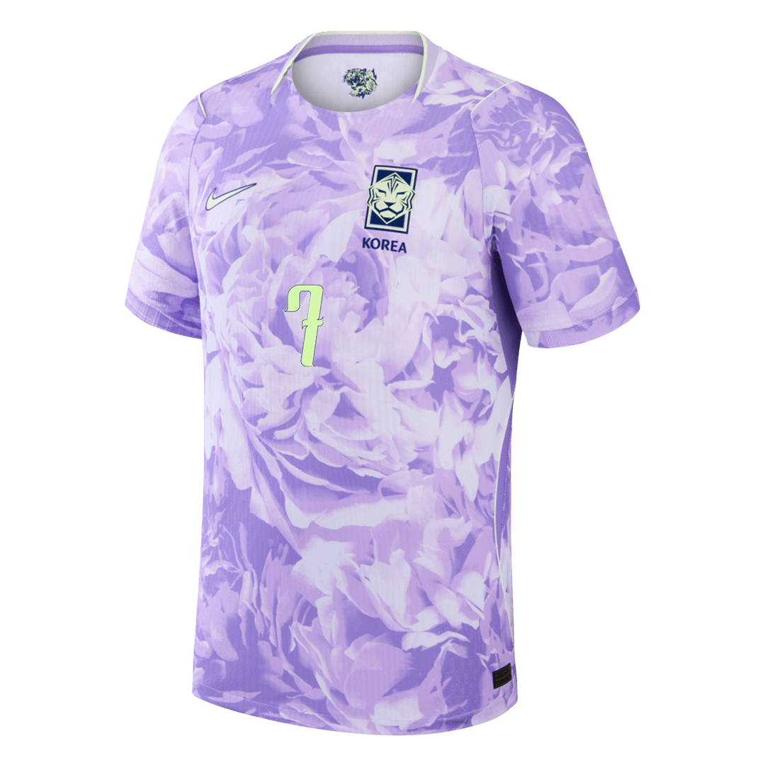 Authentic HEUNGMIN #7 South Korea Away Football Shirt 2026