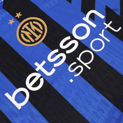 Authentic LAUTARO #10 Inter Milan Home Soccer Jersey 2024/25