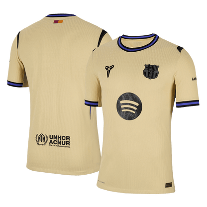 Authentic Barcelona Away Soccer Jersey 2025/26 Yellow