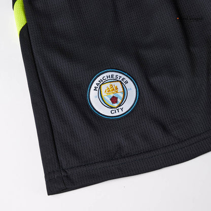Kid's Manchester City Away Football Shirt Kit(Shirt+Shorts) 2024/25