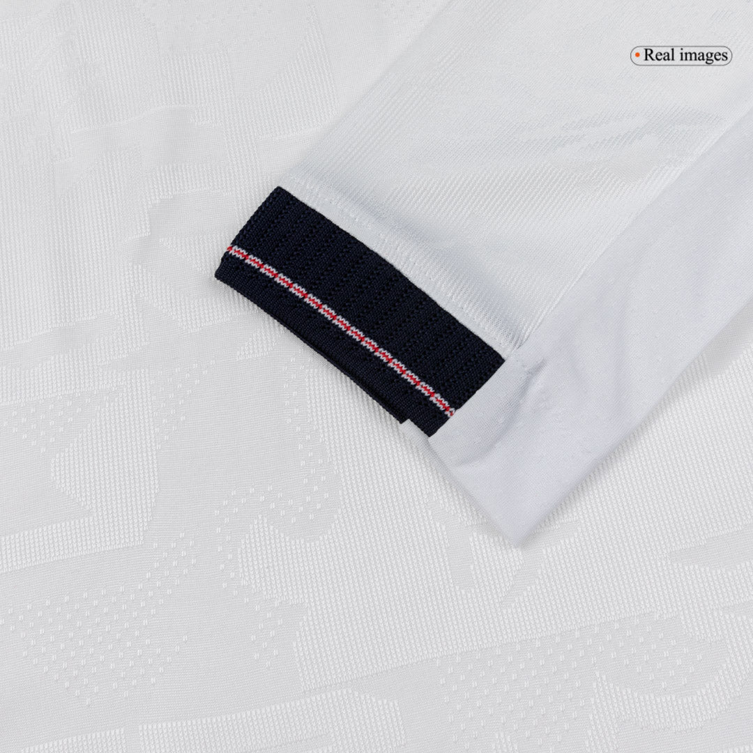 Authentic England Home Long Sleeve Soccer Jersey 2026