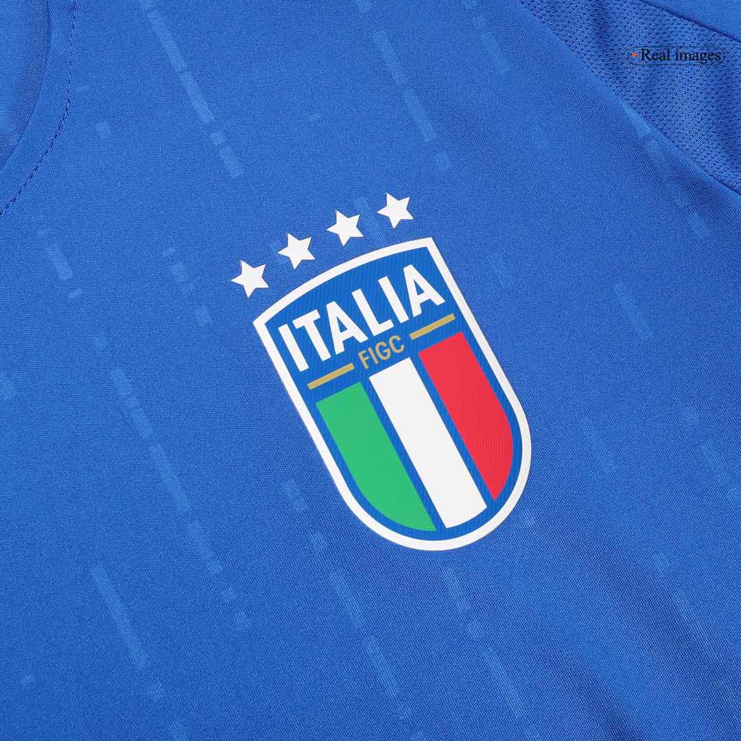 Authentic CHIESA #14 Italy Home Soccer Jersey Euro 2024