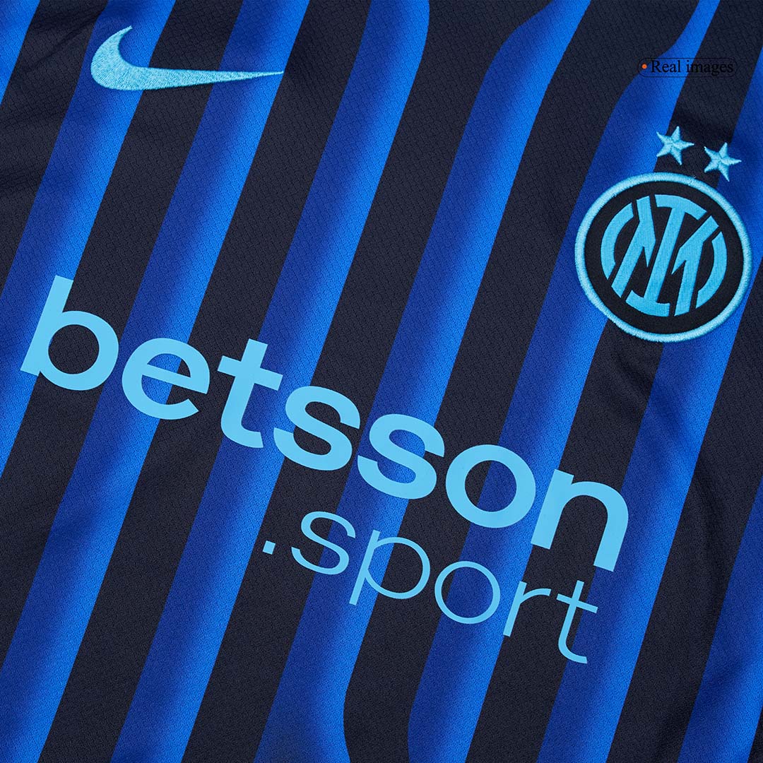 Inter Milan Home Soccer Jersey Kit(Jersey+Shorts) 2025/26 Blue&Black